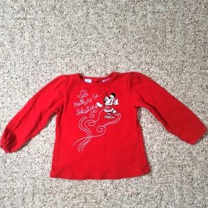 Disney Mini Mouse Christmas Long Sleeve Shirt